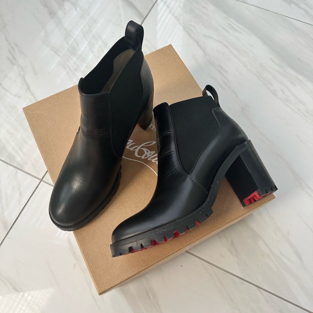 Christian Louboutin Marchacroche black boots (37.5)
